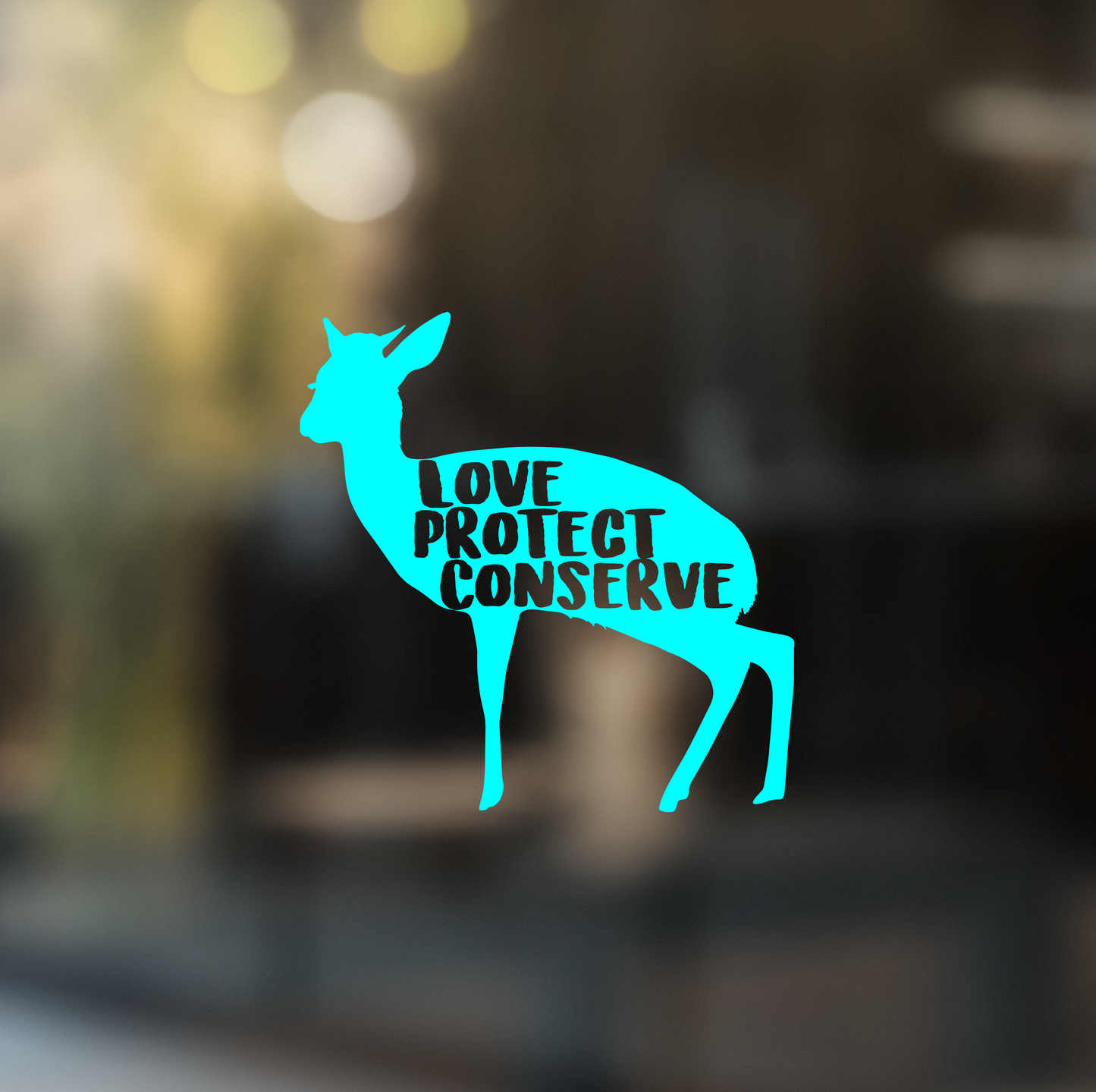 Dik Dik - Love Protect Conserve - Vinyl Decal