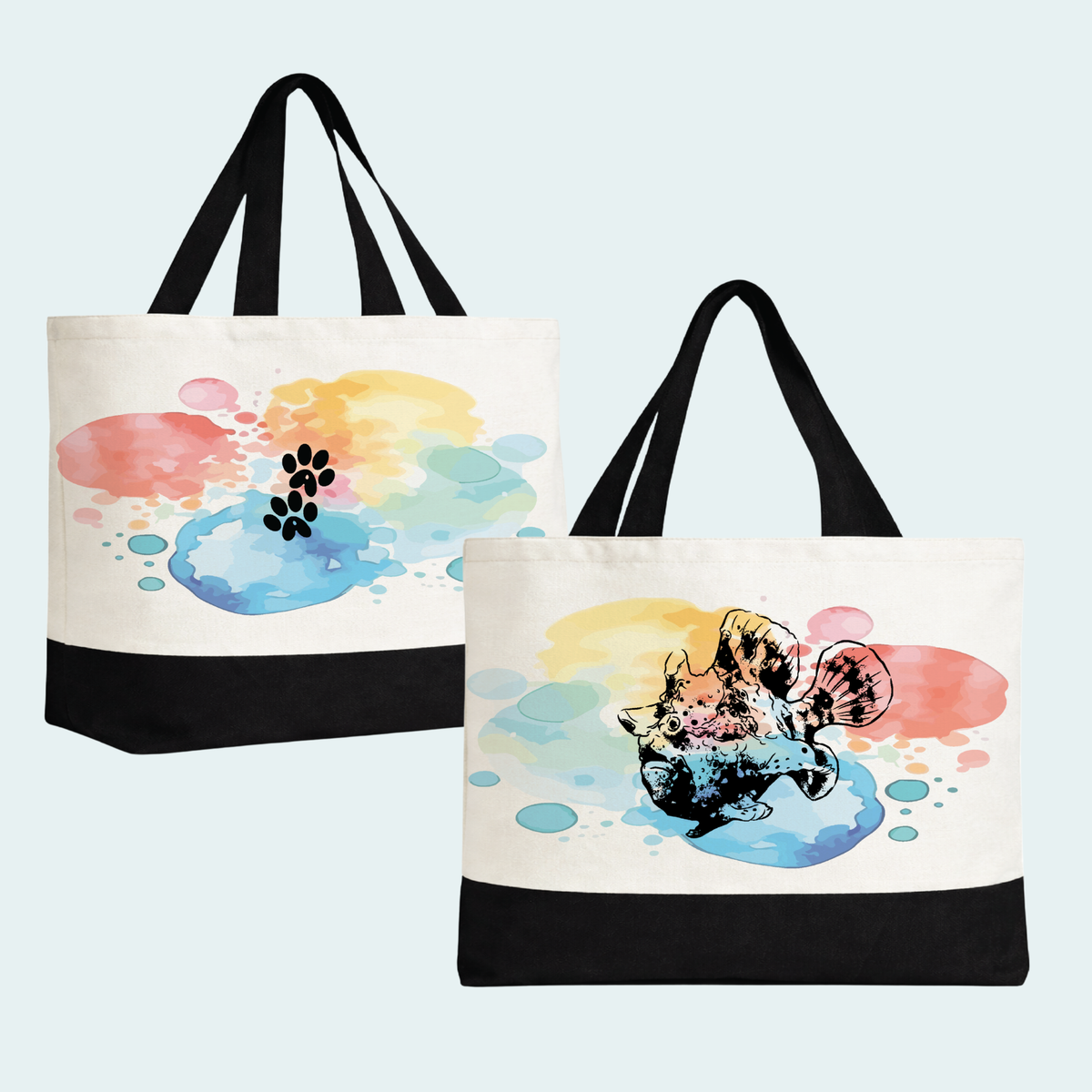 Warty Frogfish (Limited Edition for October) Large Tote Bag