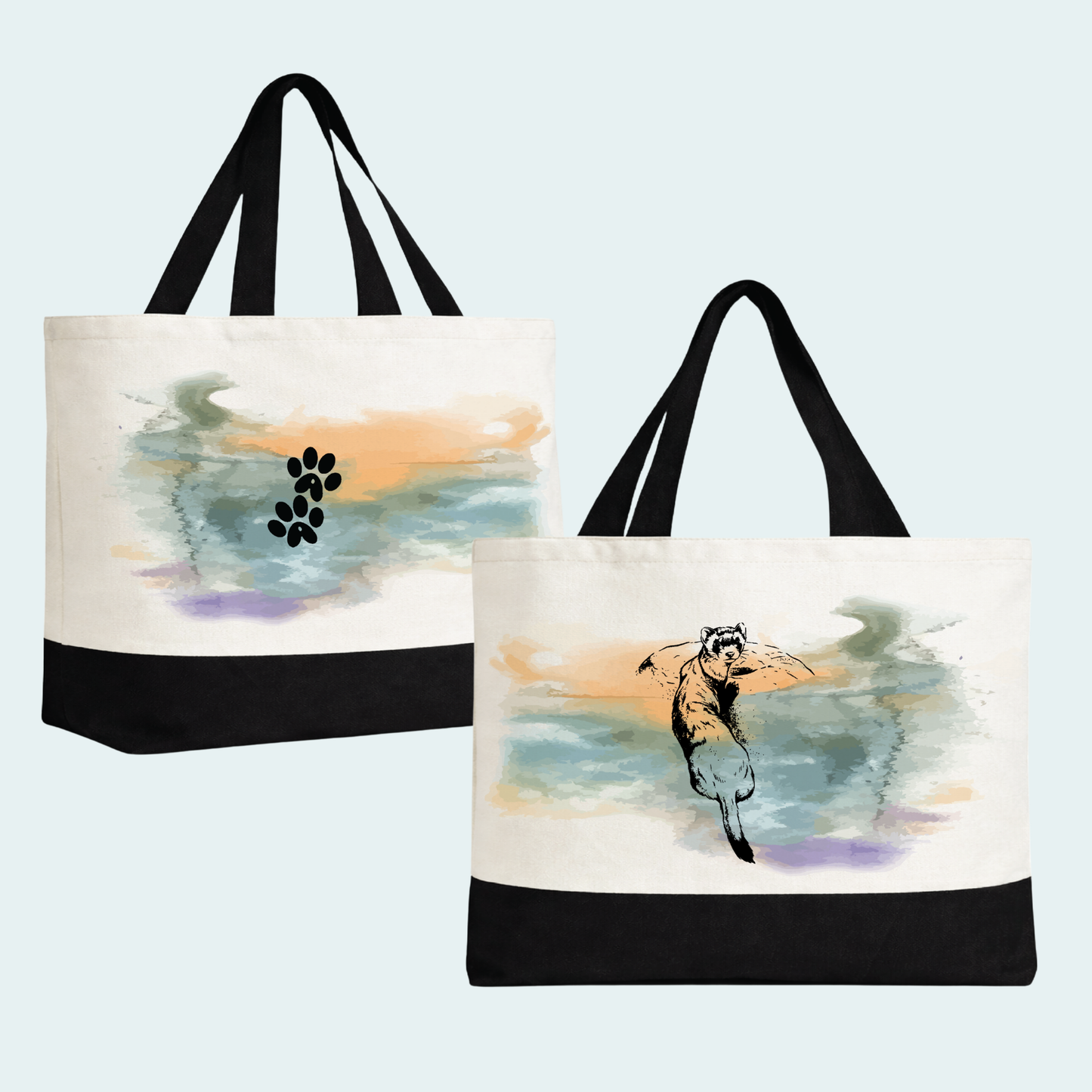 Black Footed Ferret (Limited Edition for September) Tote Bag