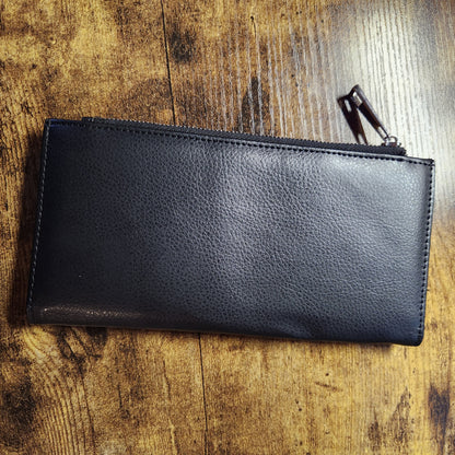 Hyena Wallet - Double Button Snap with Zipper (Made to Order)
