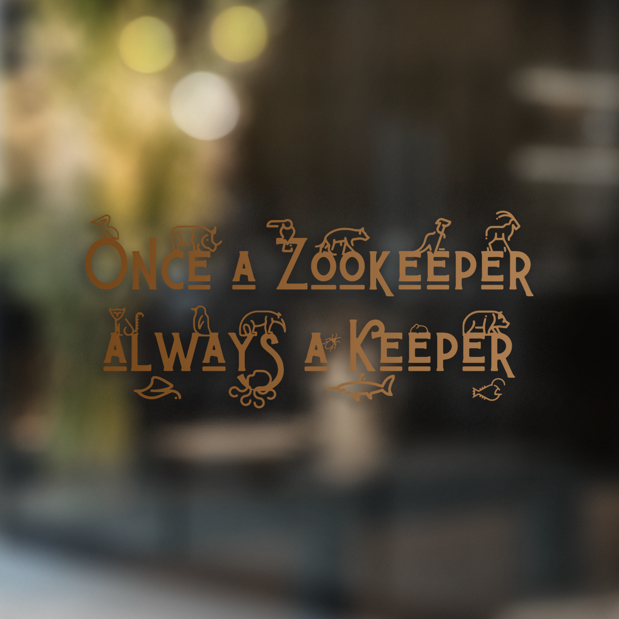 Always a Keeper - Decal - Animals Anonymous Apparel