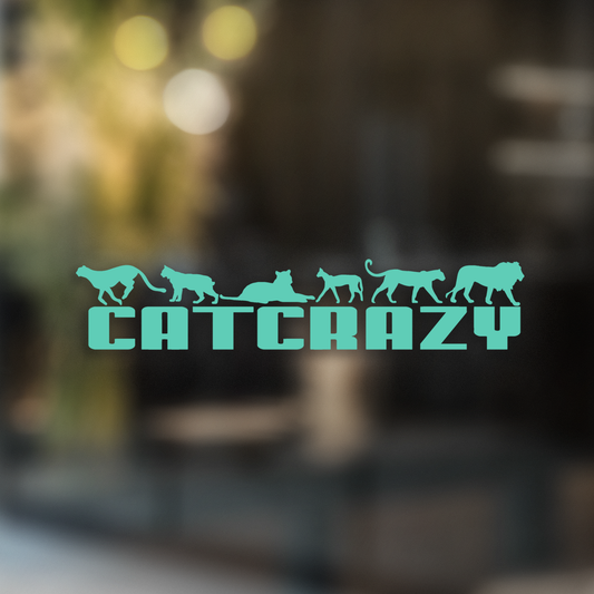 Cat Crazy - Decal - Animals Anonymous Apparel