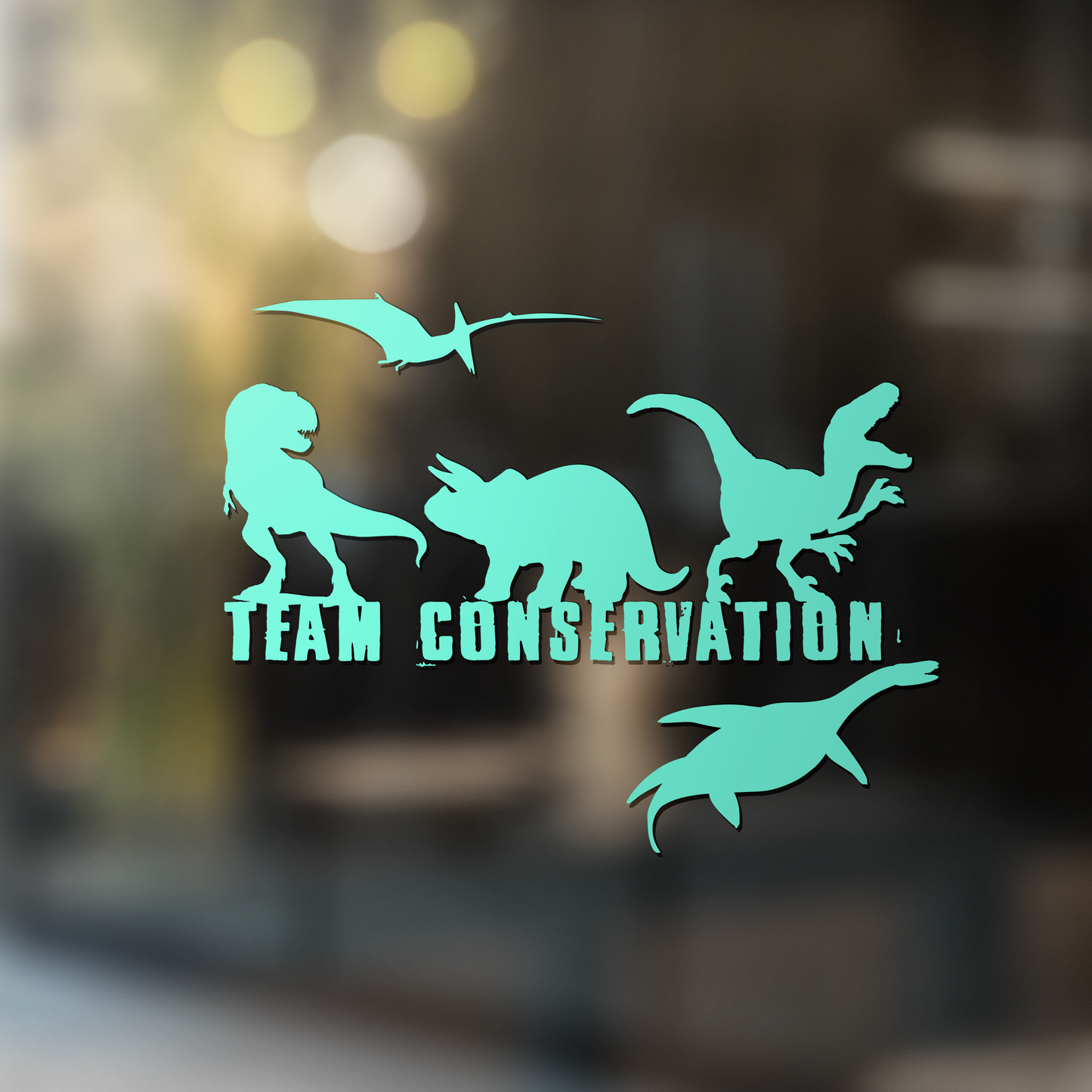 Dino - Team Conservation - Vinyl Decal