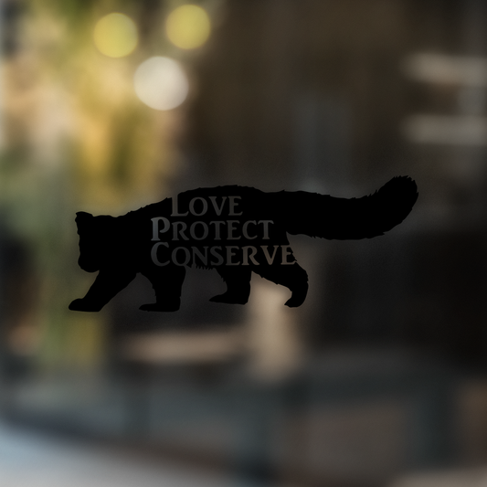Love Protect Conserve Red Panda - Decal - Animals Anonymous Apparel