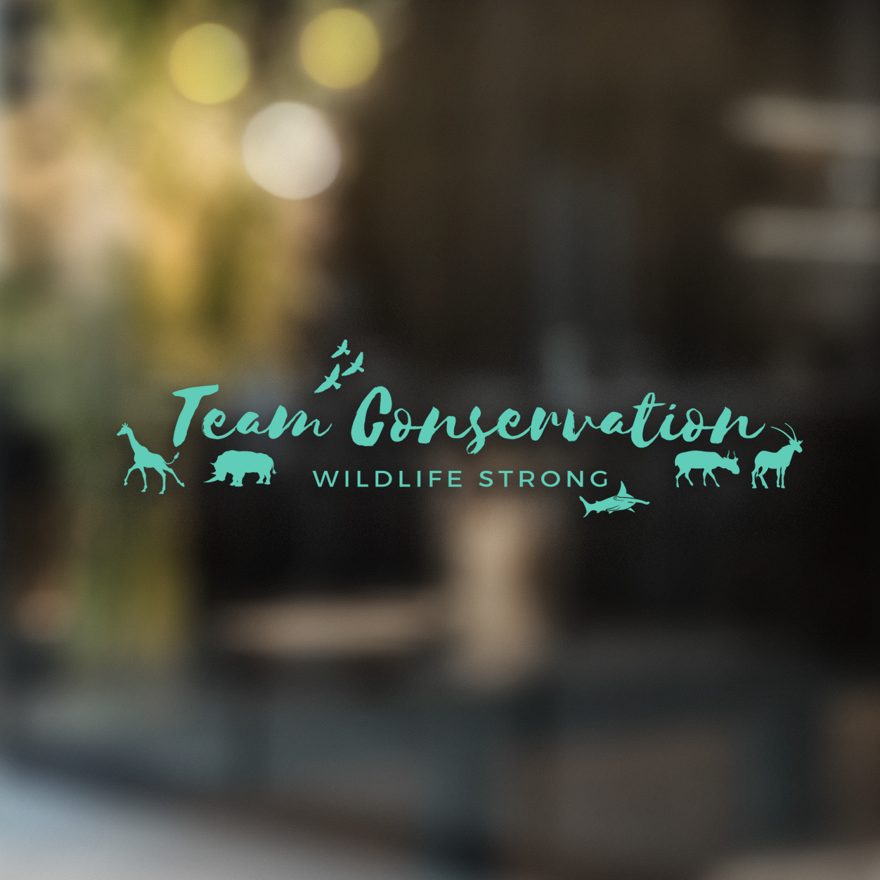 Team Conservation Wildlife Strong - Decal - Animals Anonymous Apparel