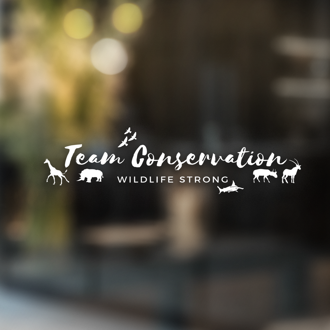 Team Conservation Wildlife Strong - Decal - Animals Anonymous Apparel