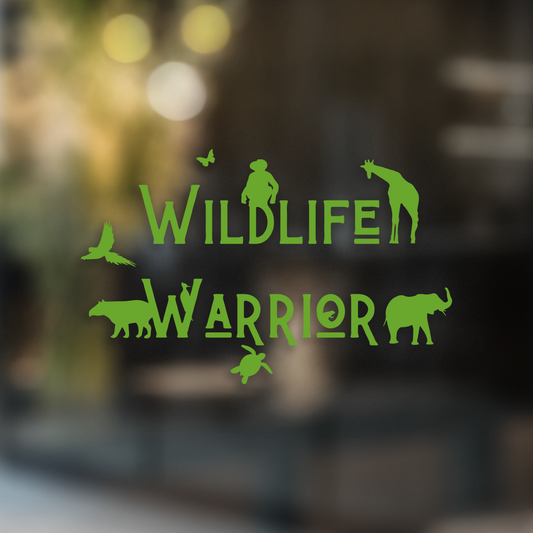 Wildlife Warrior - Decal - Animals Anonymous Apparel