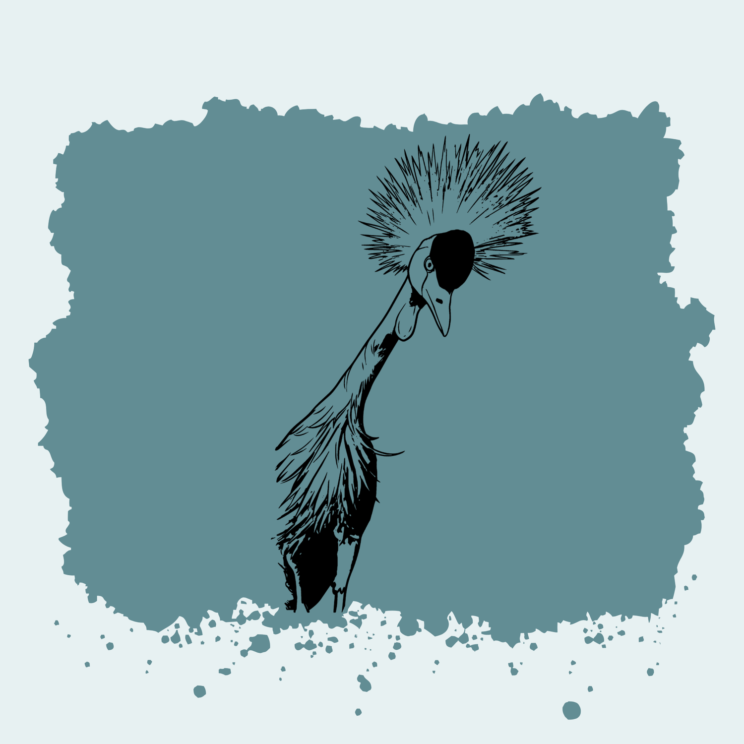 Grey Crowned Crane