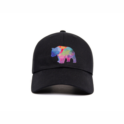 Giant Panda Rainbow Embroidery - Hat