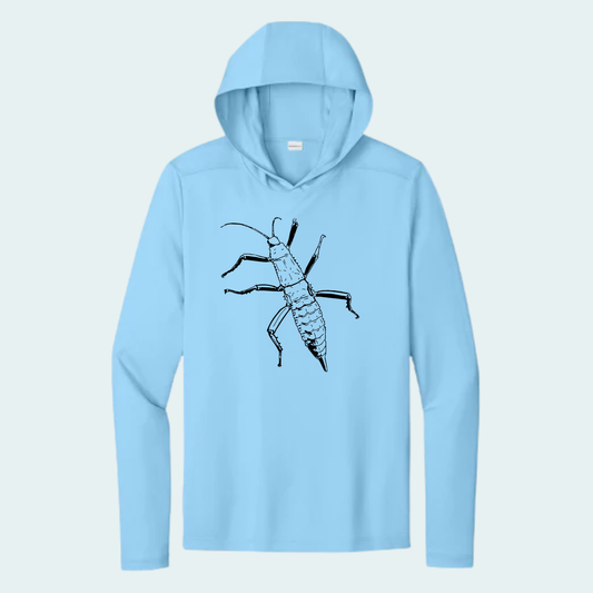 Giant Spiny Stick Insect (Limited Edition for July) Athletic Hooded Tee