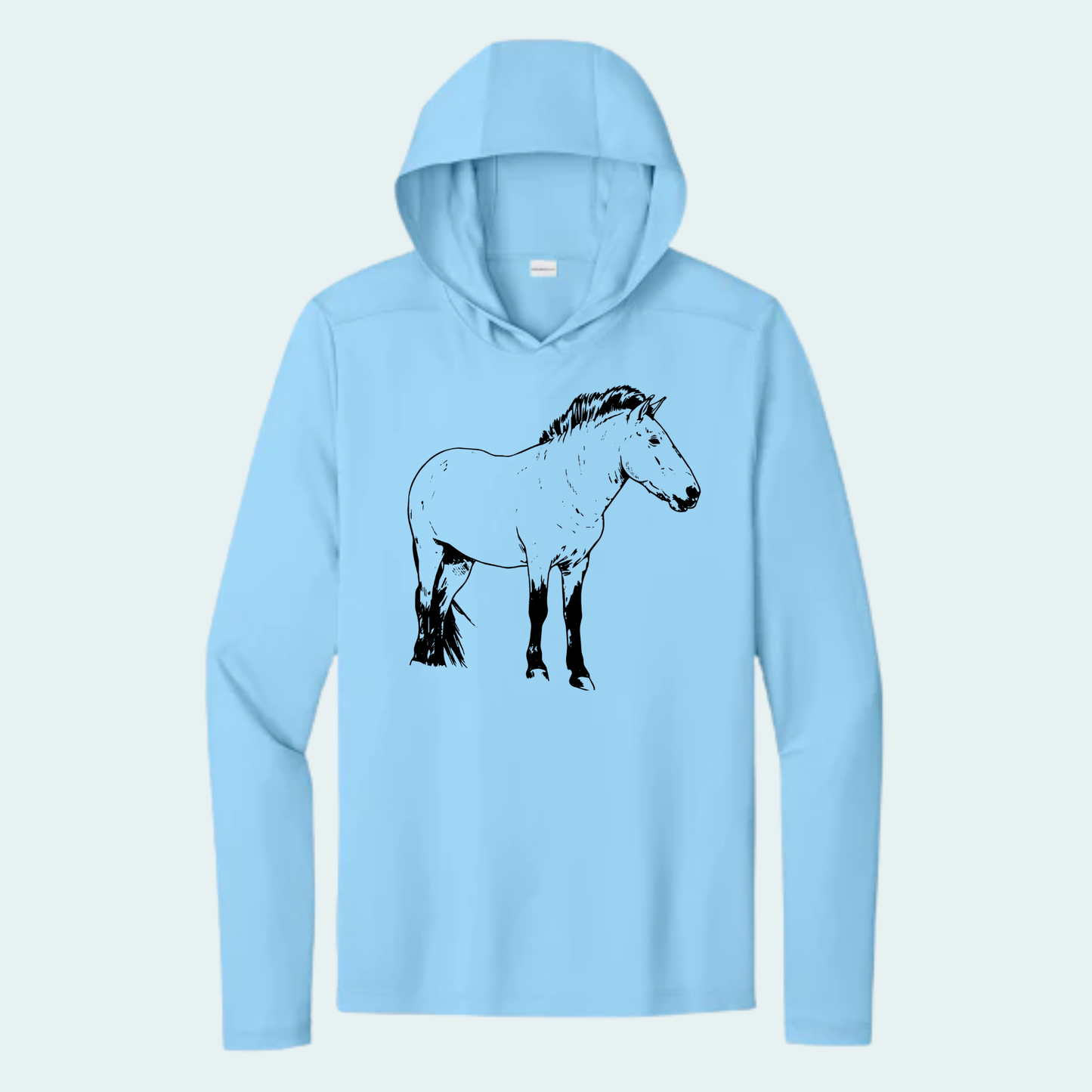 Przewalski's Horse (Limited Edition for July) Athletic Hooded Tee