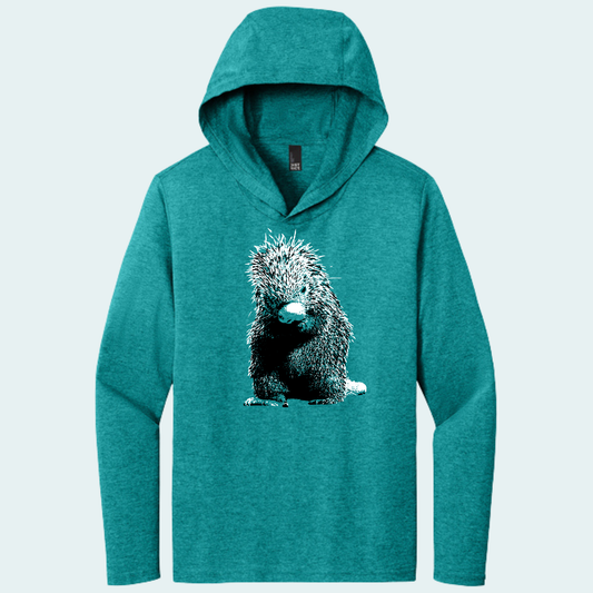 Prehensile-tailed Porcupine (Limited Edition for March) Hooded Long Sleeve Tee