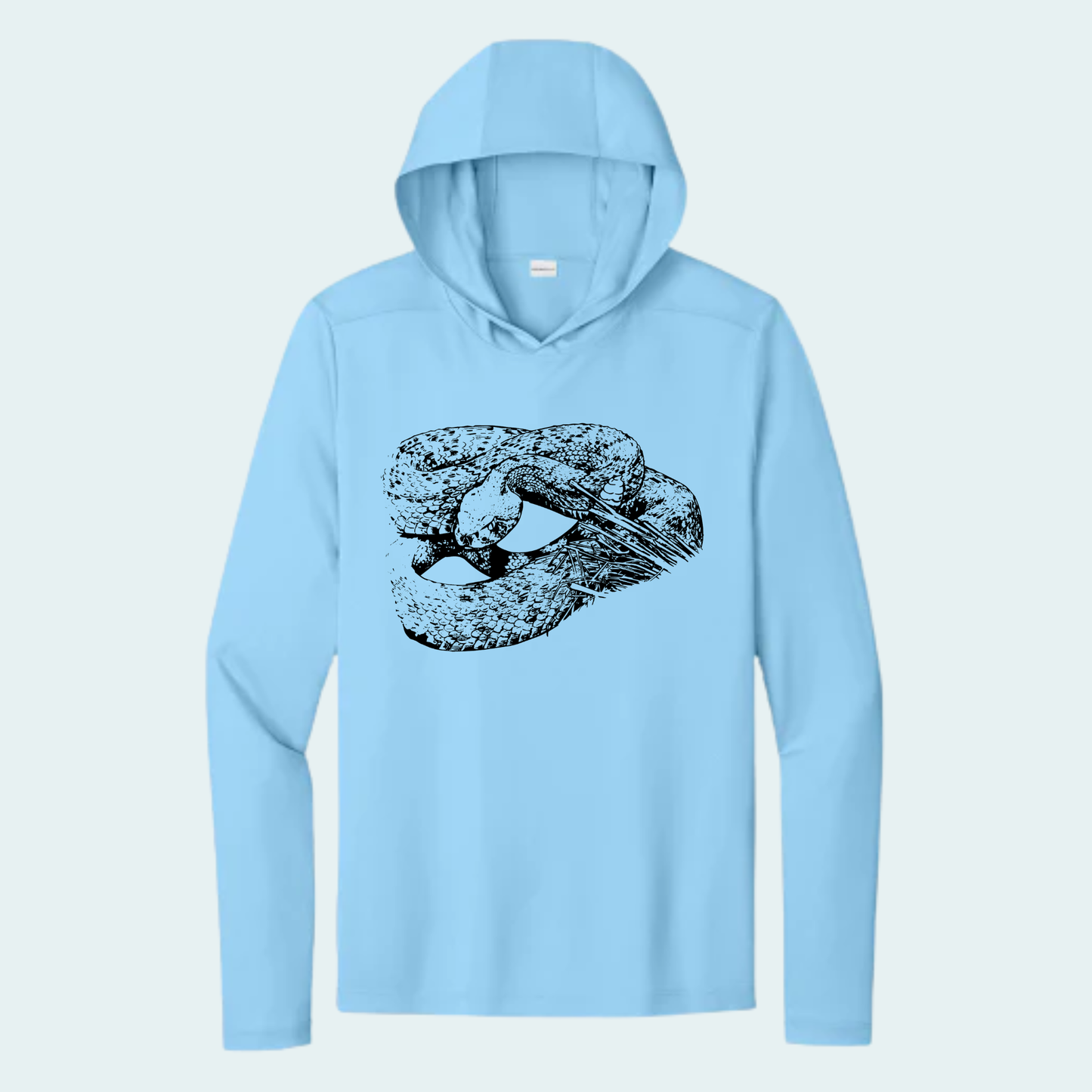 Western Diamondback Rattlesnake (Limited Edition for July) Athletic Hooded Tee