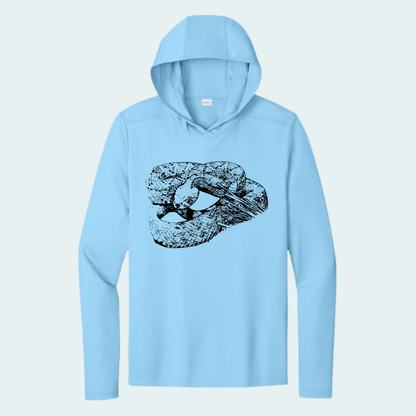 Western Diamondback Rattlesnake (Limited Edition for July) Athletic Hooded Tee