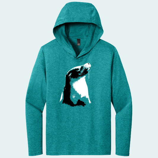 California Sea Lion (Limited Edition for March) Hooded Long Sleeve Tee