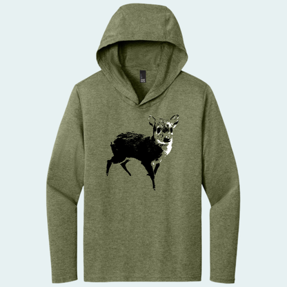 Blue Duiker Fundraiser (Limited Edition for March) Hooded Long Sleeve Tee