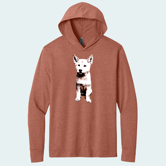 Dingo Pup (Limited Edition for January) Hooded Long Sleeve Tee