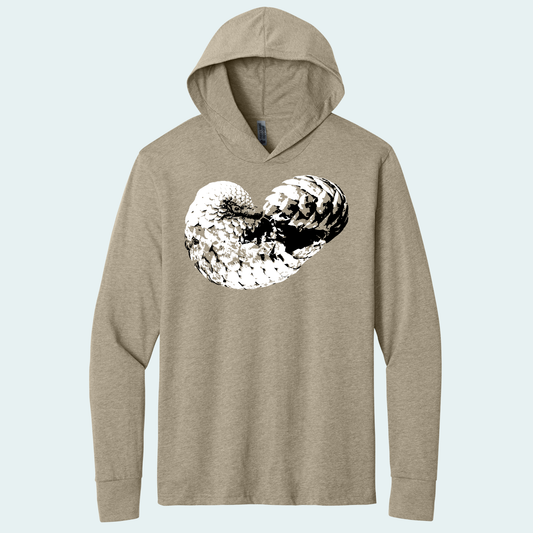 Pangolin Conservation and Research Foundation (Fundraiser) (Limited Edition for February) Hooded Long Sleeve Tee