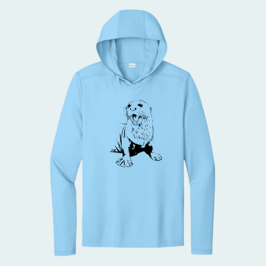Giant River Otter (Limited Edition for July) Athletic Hooded Tee