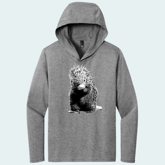 Prehensile-tailed Porcupine (Limited Edition for March) Hooded Long Sleeve Tee