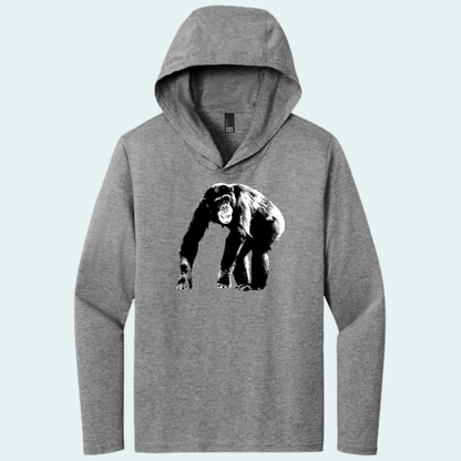 Chimpanzee (Limited Edition for March) Hooded Long Sleeve Tee