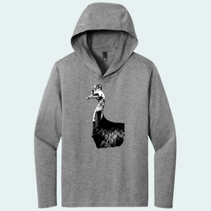 Cassowary (Limited Edition for March) Hooded Long Sleeve Tee