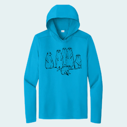 Meerkat Mob (Limited Edition for July) Athletic Hooded Tee