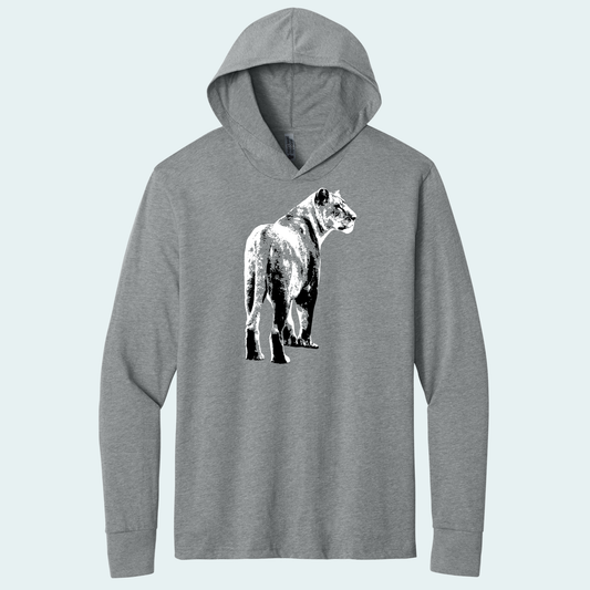 Lioness Simbonga Sanctuary Fundraiser (Limited Edition for January) Hooded Long Sleeve Tee