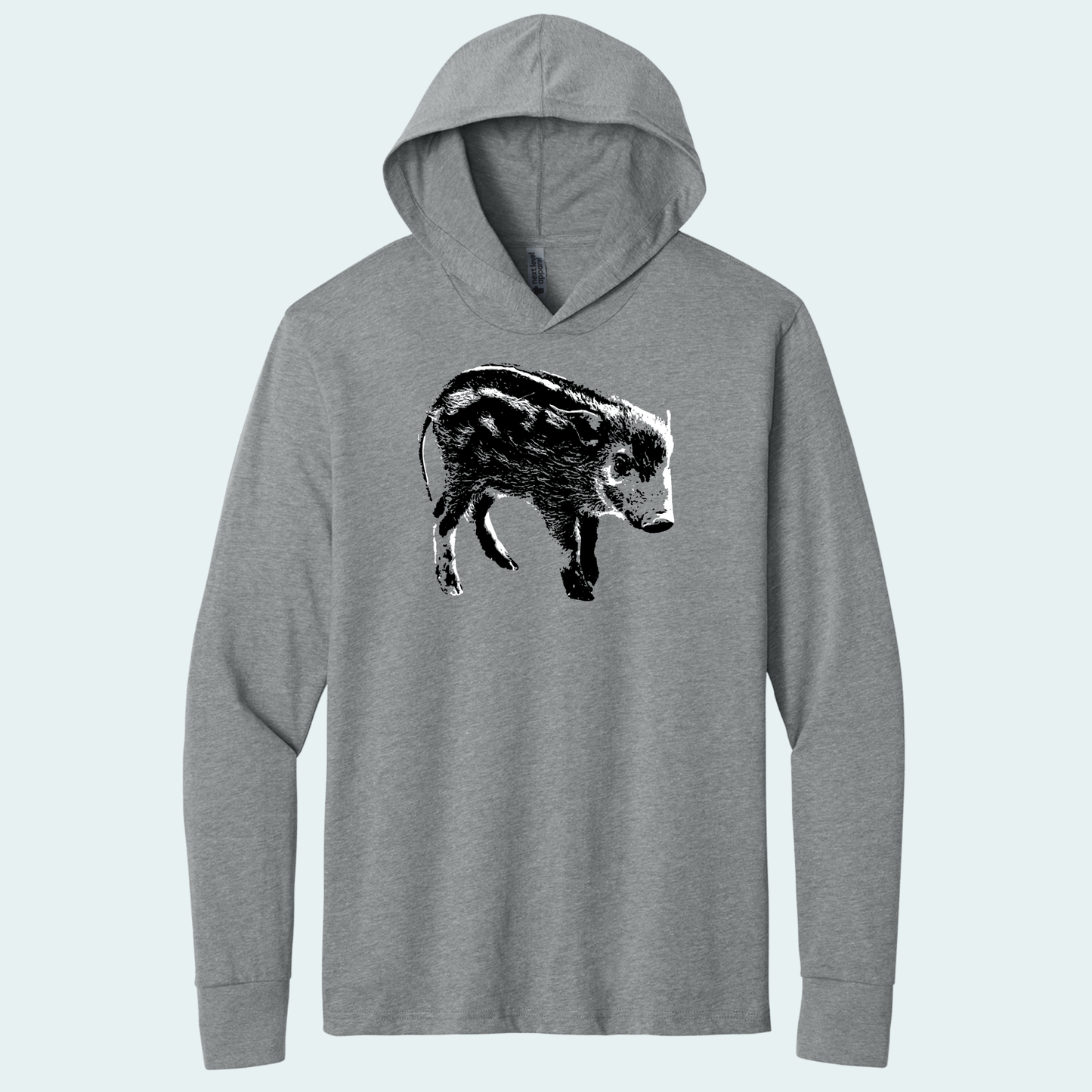Red River Hog Piglet (Limited Edition for January) Hooded Long Sleeve Tee