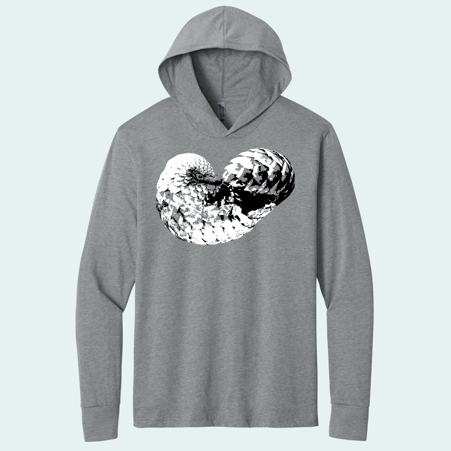 Pangolin Conservation and Research Foundation (Fundraiser) (Limited Edition for February) Hooded Long Sleeve Tee
