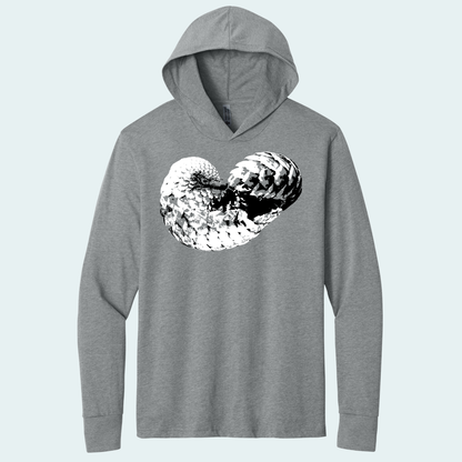 Pangolin Conservation and Research Foundation (Fundraiser) (Limited Edition for February) Hooded Long Sleeve Tee