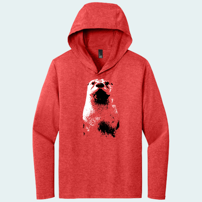 North American River Otter (Limited Edition for March) Hooded Long Sleeve Tee