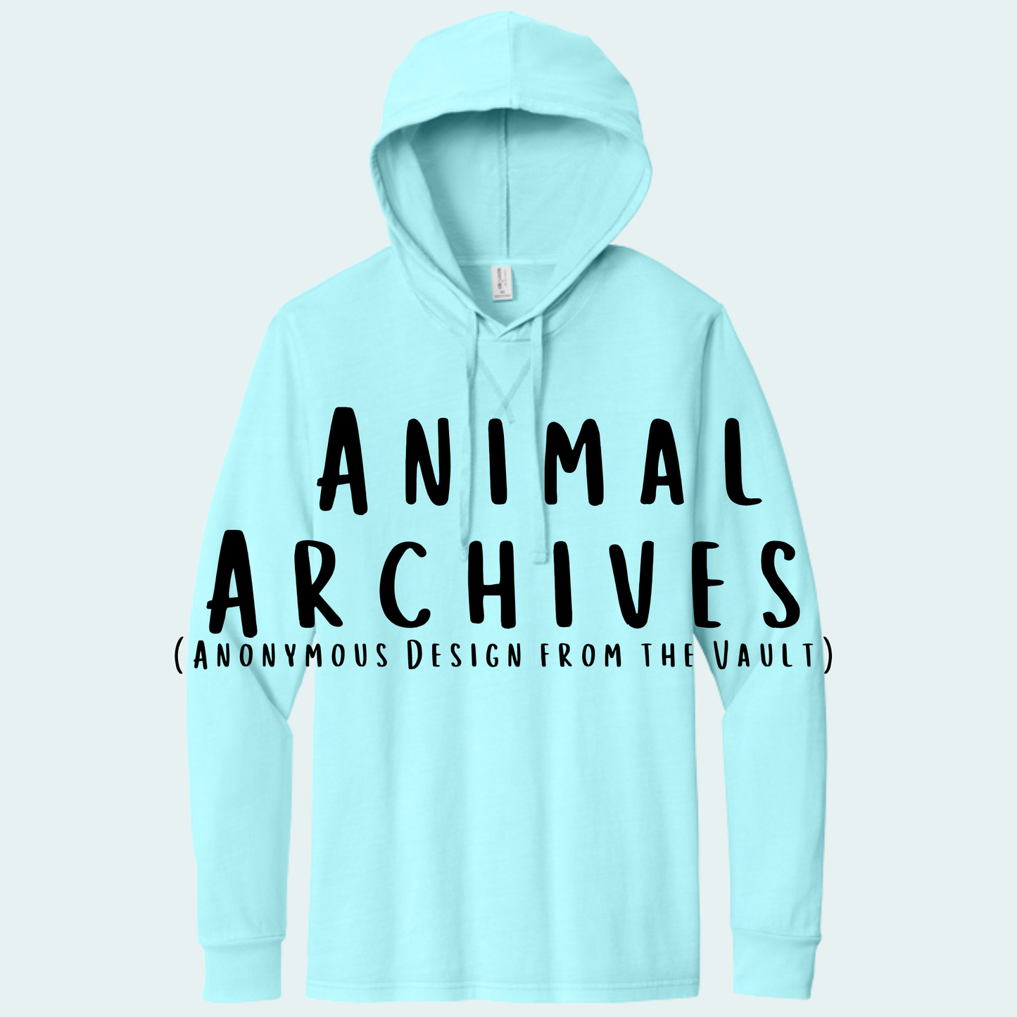 Animal Archives (Anonymous Design from the Vault) Organic Cotton Hoodie Tee