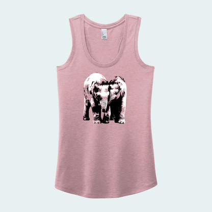 Baby Elephants (Limited Edition for January) Women's Tank