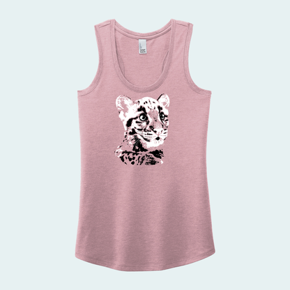 Clouded Leopard Cub (Limited Edition for January) Women's Tank