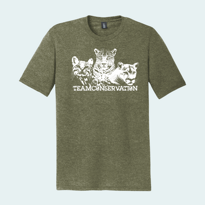 3 Cats Team Conservation - Unisex Tee
