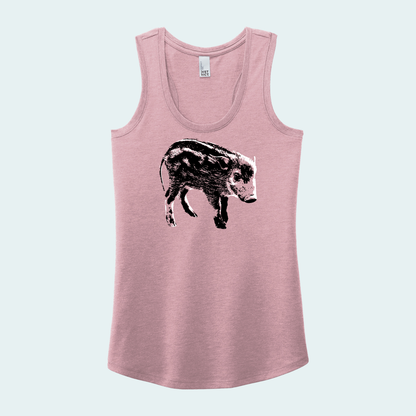 Red River Hog Piglet (Limited Edition for January) Women's Tank