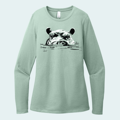 Hippo (Limited Edition) Women’s Long Sleeve Tee
