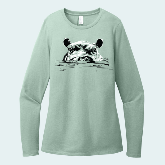 Hippo (Limited Edition) Women’s Long Sleeve Tee