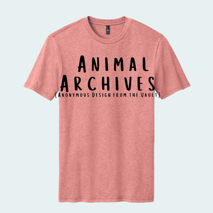 Animal Archives (Anonymous Design from the Vault) Unisex Tee