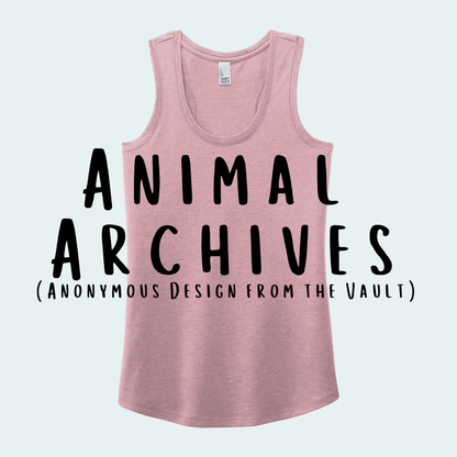 Animal Archives (Anonymous Design from the Vault) Women's Tank