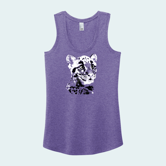 Clouded Leopard Cub (Limited Edition for January) Women's Tank