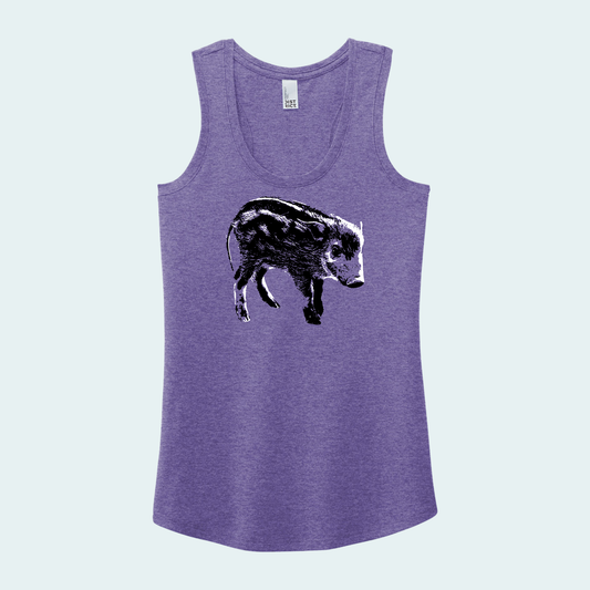Red River Hog Piglet (Limited Edition for January) Women's Tank