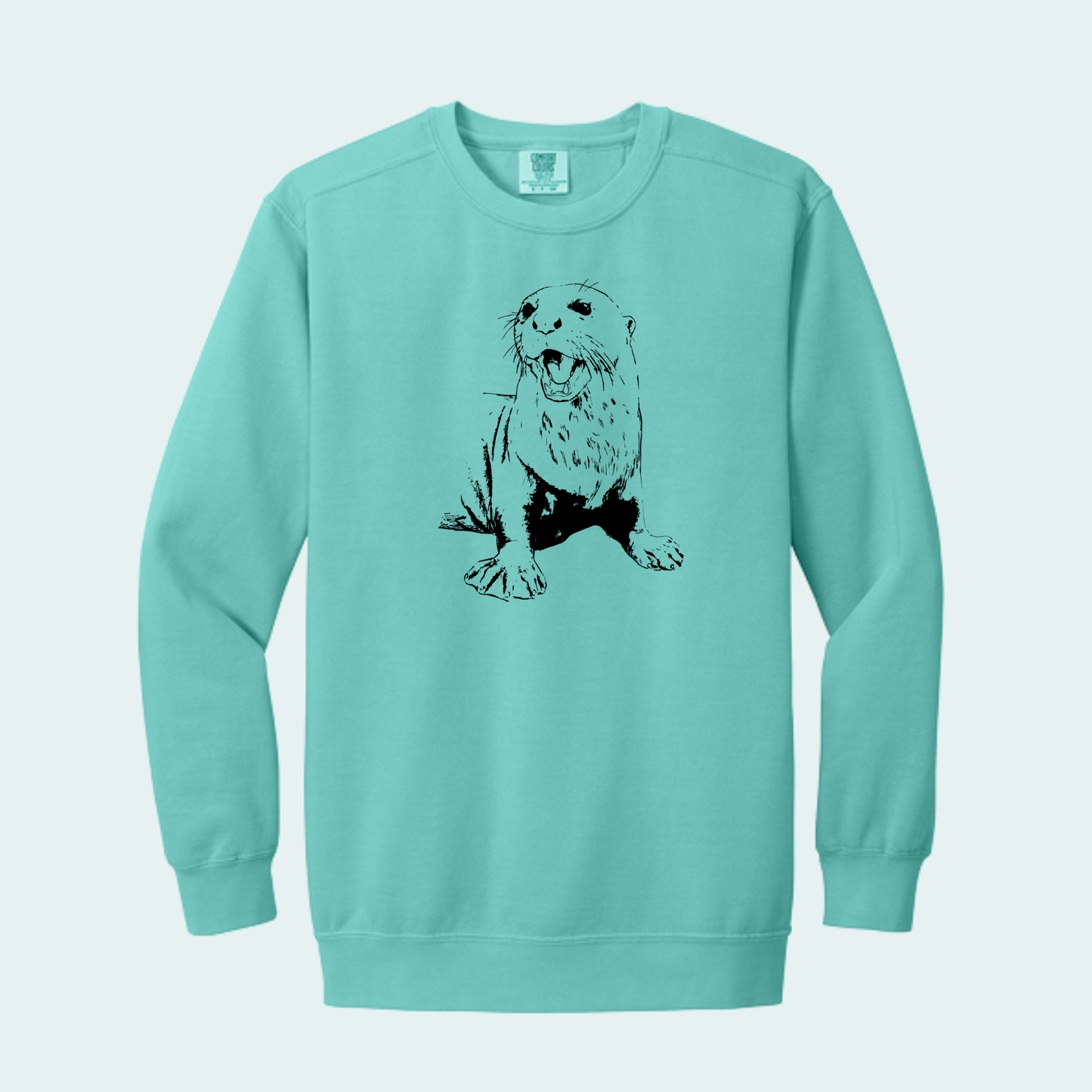 Giant River Otter (Limited Edition for July) Comfort Color Crewneck