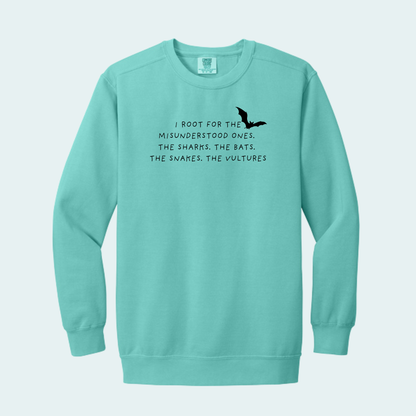 I root for the misunderstood (Limited Edition for July) Comfort Color Crewneck