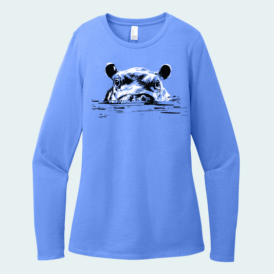 Hippo (Limited Edition) Women’s Long Sleeve Tee