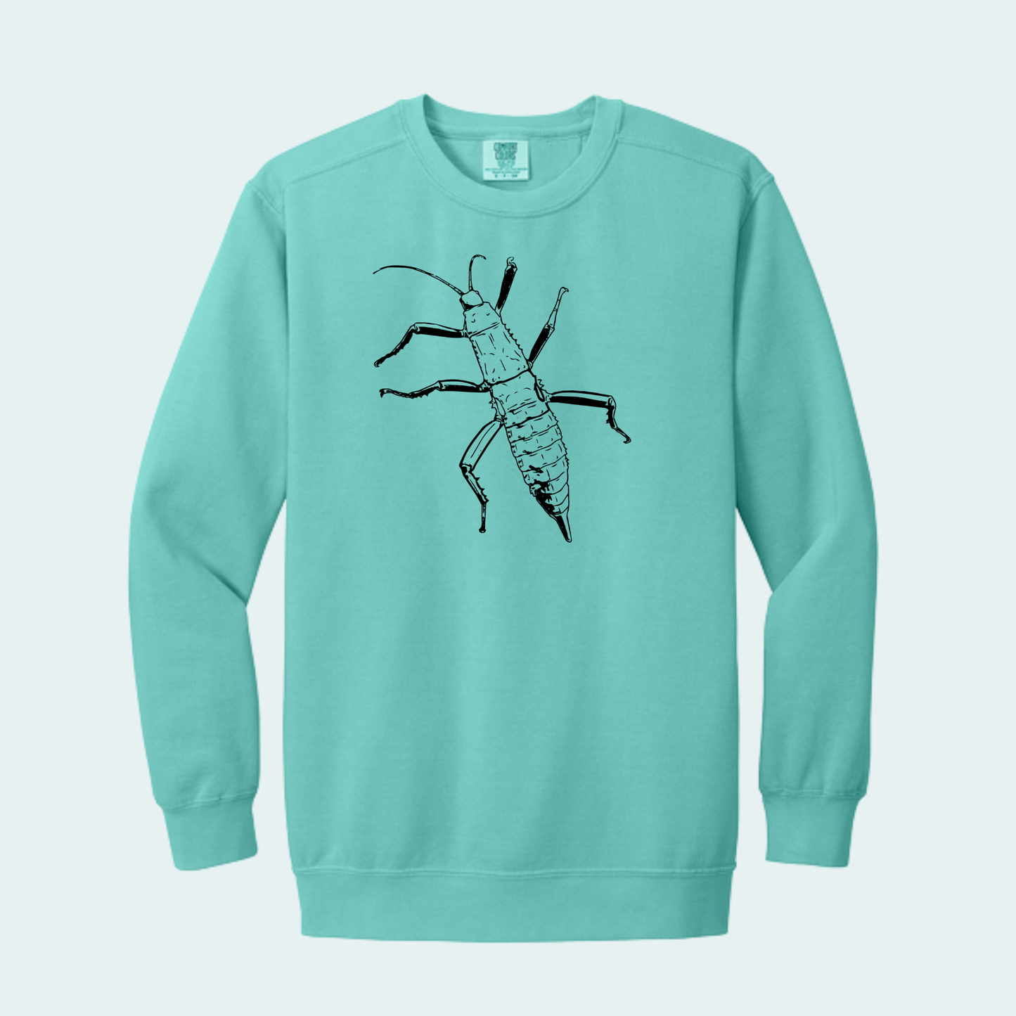 Giant Spiny Stick Insect (Limited Edition for July) Comfort Color Crewneck