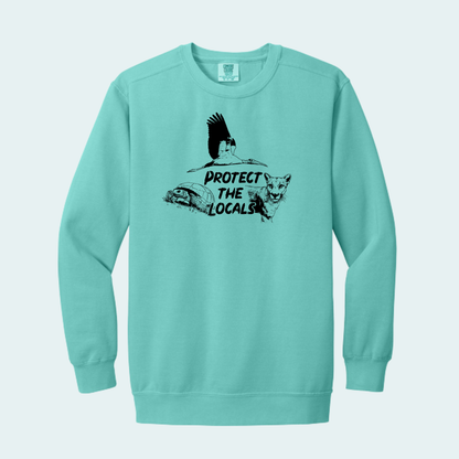 Protect the Locals Fundraiser (Limited Edition for July) Comfort Color Crewneck