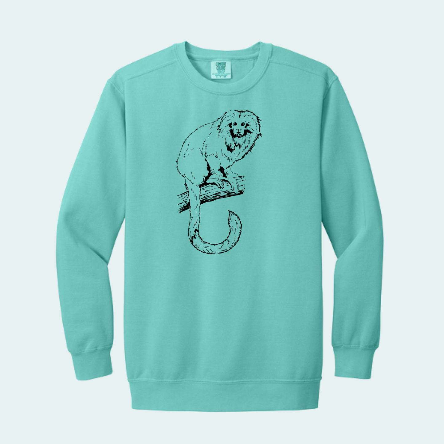 Golden Lion Tamarin (Limited Edition for July) Comfort Color Crewneck