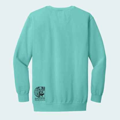 Two Jaguars -Fundraiser for Wild Cat Research and Management (Limited Edition for October) Unisex Comfort Color Crewneck